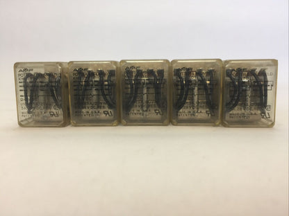 AMF POTTER & BRUMFIELD KHU17D11 RELAY 24VDC 1/10HP 3A 120VAC 3A 28VDC (LOT OF 5)