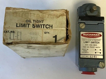 BUCHANAN OIL TIGHT LIMIT SWITCH L1-E1