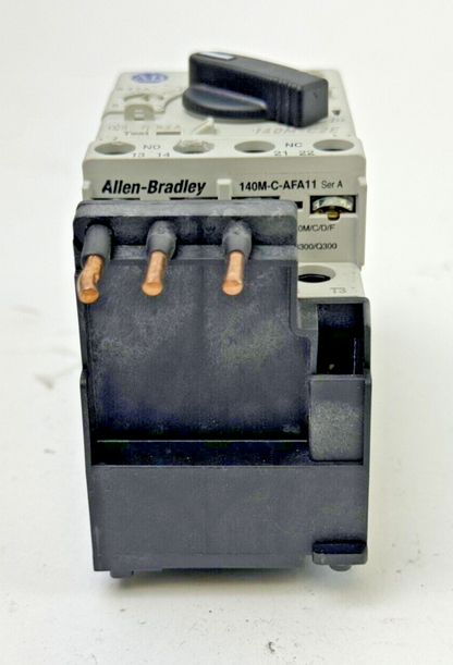 ALLEN-BRADLEY - 140M-C2E-A63 SER. C -MANUAL MOTOR PROTECTOR- 140M-C-AFA11 SER. A