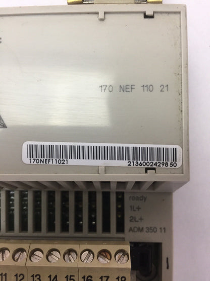 SCHNEIDER TSX MOMENTUM 170ADM35011 I/O BASE 24VDC 170NEF11021 COMM ADAP MB+ SGL