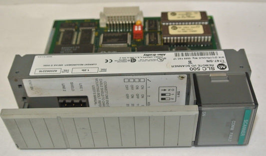 ALLEN-BRADLEY 1747-SN REMOTE I/O SCANNER MODULE - Ser. B - HOST FRN: 1.0b