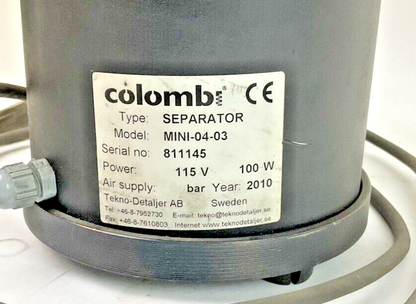 COLOMBI MINI-04-03 SEPARATOR 115V 100W