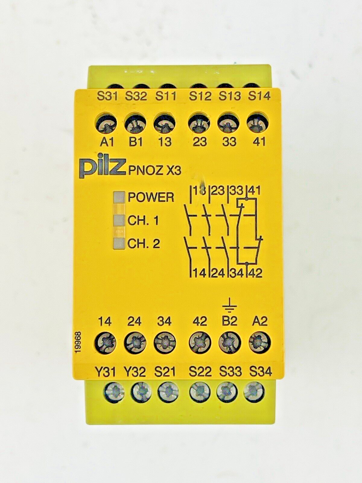 PILZ - PNOZ X3 - SAFETY RELAY MONITOR - 24VAC/DC - 3S101H