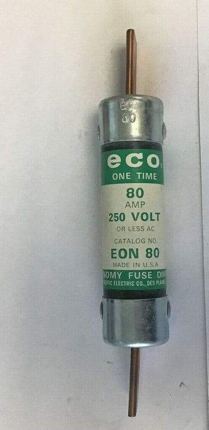 ECONOMY EON 80  ONE TIME FUSE 80A 250V  ***LOTOF5***