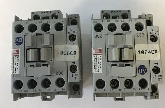 ALLEN BRADLEY 100-C23Z*200/ 100-C23DJ200 CONTACTOR W/ 100-S ***LOTOF2***