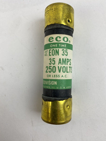 Economy Fuse EON35 35A 250V Fuse "Lot of 9"