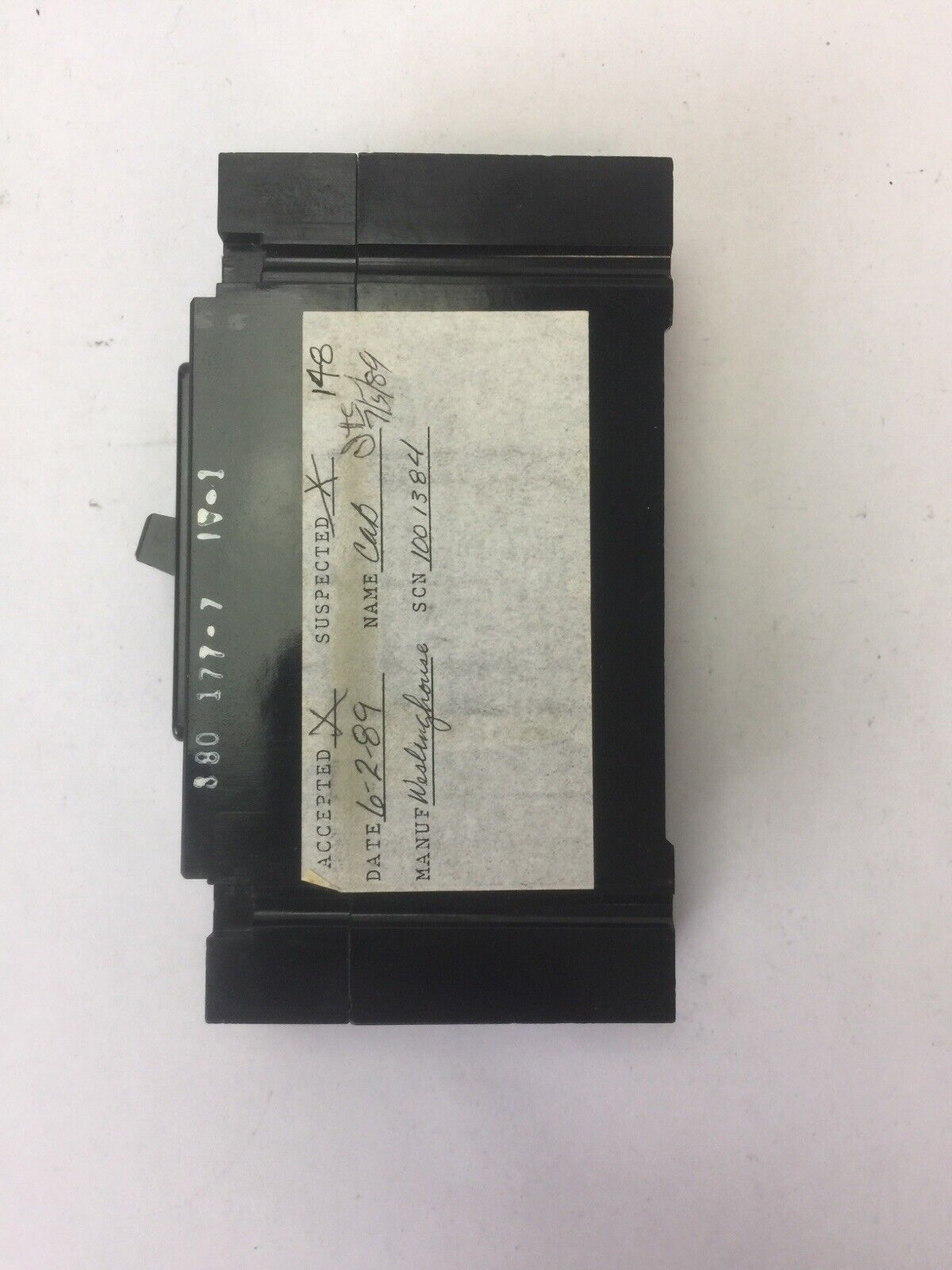 WESTINGHOUSE EB1100 CIRCUIT BREAKER 50AMP 1POLE 120/240VAC 125VDC 4990D03G12