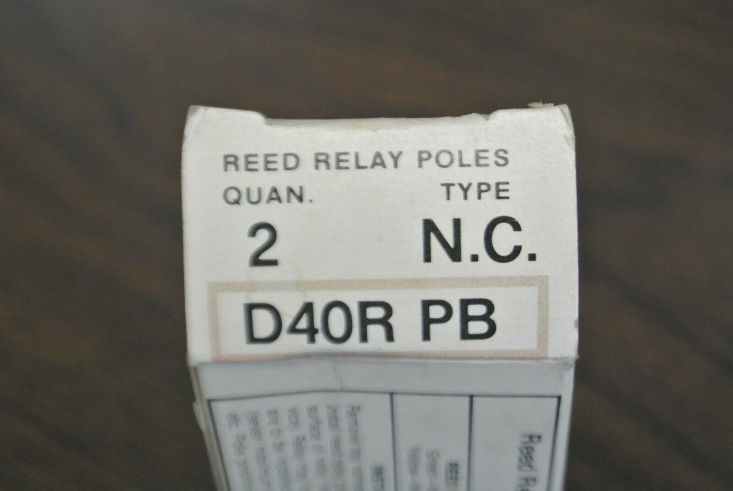 BOX of 2 / CUTLER-HAMMER D40R PB / REED RELAY POLE / N.C. / NEW SURPLUS