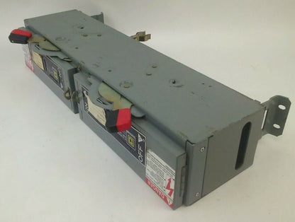 SQUARE D QMB361TW SERIES E1 FUSIBLE TWIN PANELBOARD SWITCH 30A 600V 3P 20HP