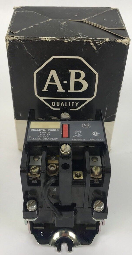 Allen Bradley,700DC-N200Z48, SERIES C, TYPE N DC RELAY, 48 V DC, 2 POLE, NEW