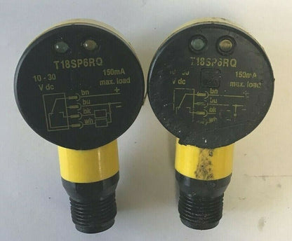 BANNER T18SP6RQ PHOTOELECTRIC SENSOR ***LOTOF2***