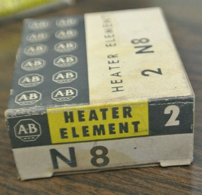 BOX of 2 / ALLEN-BRADLEY N8 THERMAL OVERLOAD HEATER ELEMENTS / NEW SURPLUS