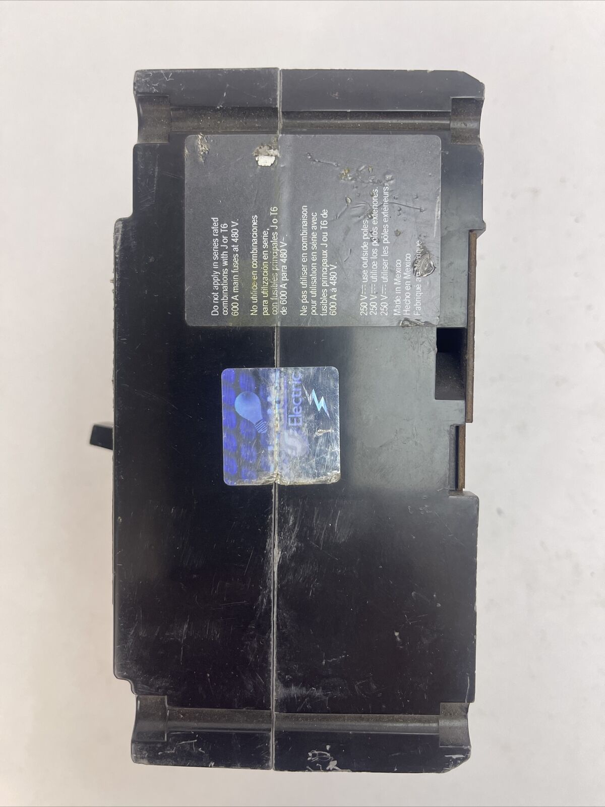 SQUARE D FH36015 CIRCUIT BREAKER 15AMP 600VAC 250VDC 3POLE