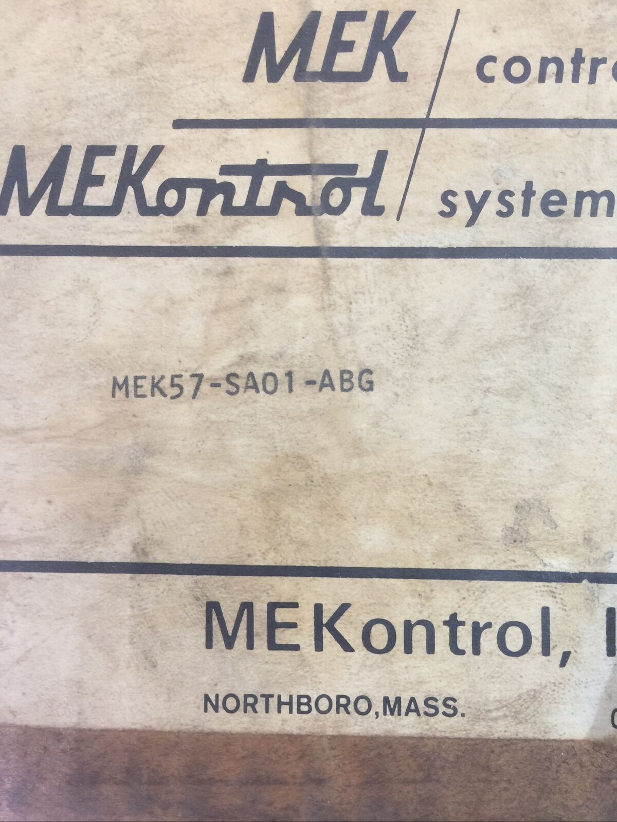 MEKONTROL MEK57-SA01-ABG PHOTOELECTRIC SENSOR OUTPUT 200MA@ 30VDC INPUT 10-36VDC