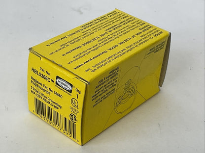 HUBBELL HBL5366C PLUG INSULGRIP 2 POLE 3 WIRE GROUNDING 20A 125V NEMA 5-20P