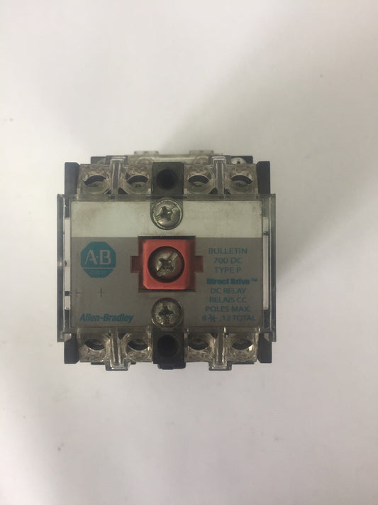ALLEN BRADLEY 700DC-P400Z24 DC RELAY SER E 600V PD714 COIL 24VDC BULLETIN 700DC