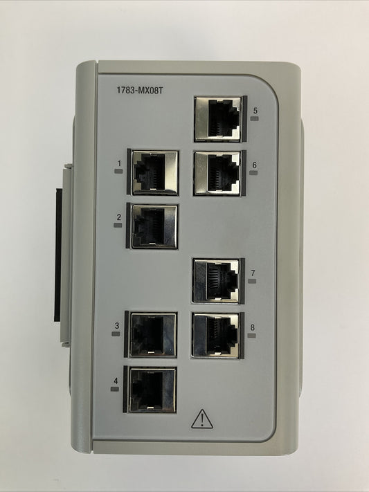 ALLEN BRADELY 1783-MX08T DIR/VER 10000013903/06 SER A STRATIX 8000 EHTERNET