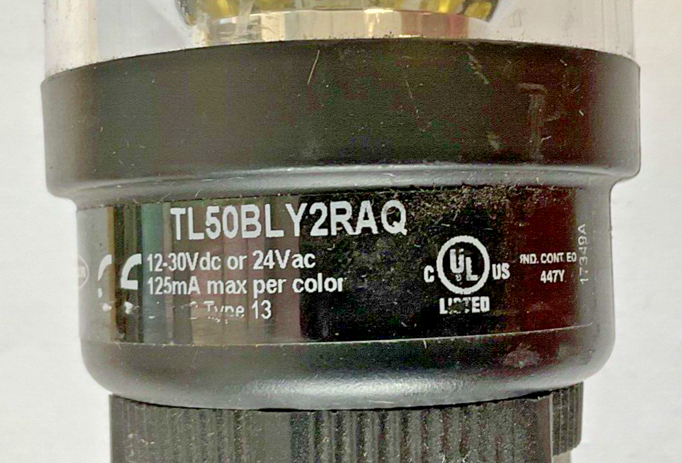 BANNER TL50BLY2RAQ TOWER LIGHT 12-30VDC/24VDC