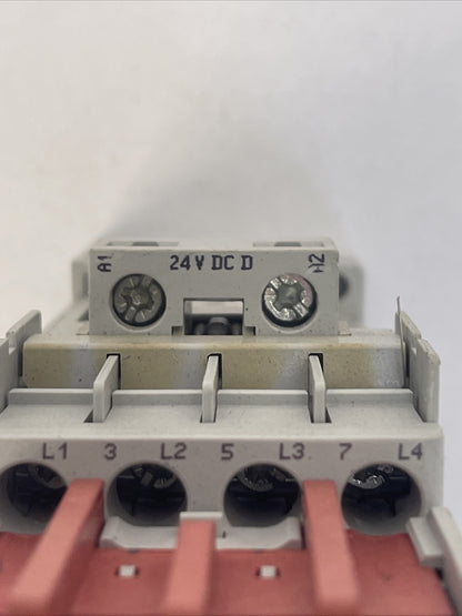 ALLEN BRADLEY 100S-C12DJ404BC CONTACTOR 600VAC 10HP (100-C12D*400 + 100S-F)24VDC