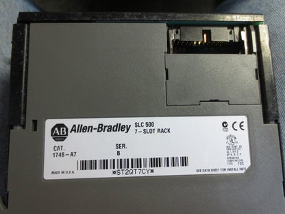 ALLEN-BRADLEY 1746-A7 Ser. B - SLC500 7-SLOT RACK / CHASSIS