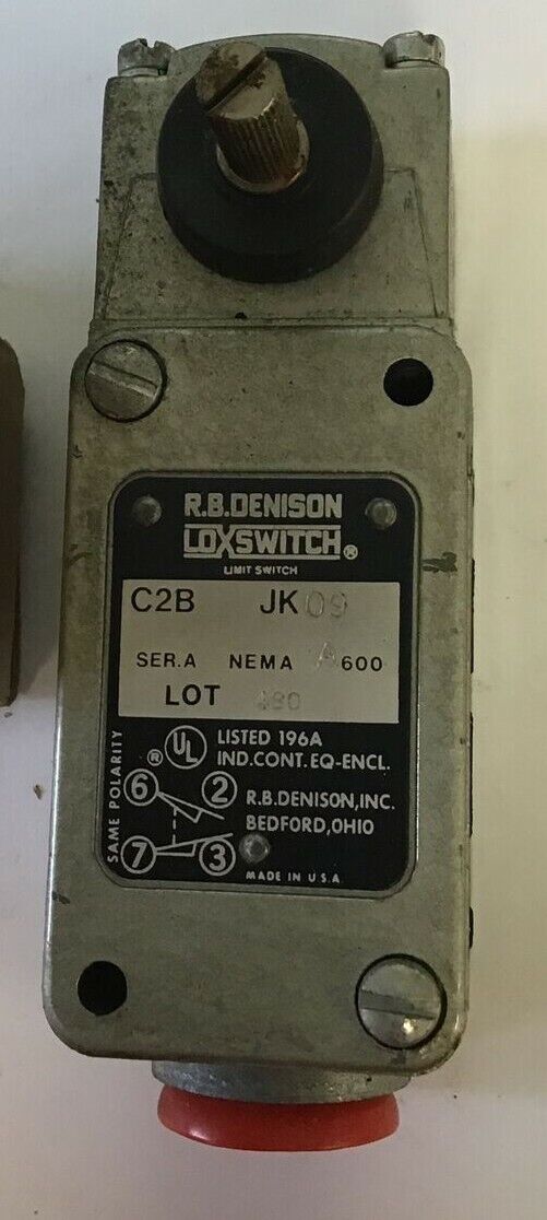 GOULD C2B JK09 LIMIT SWITCH SERIES A NEMA A600