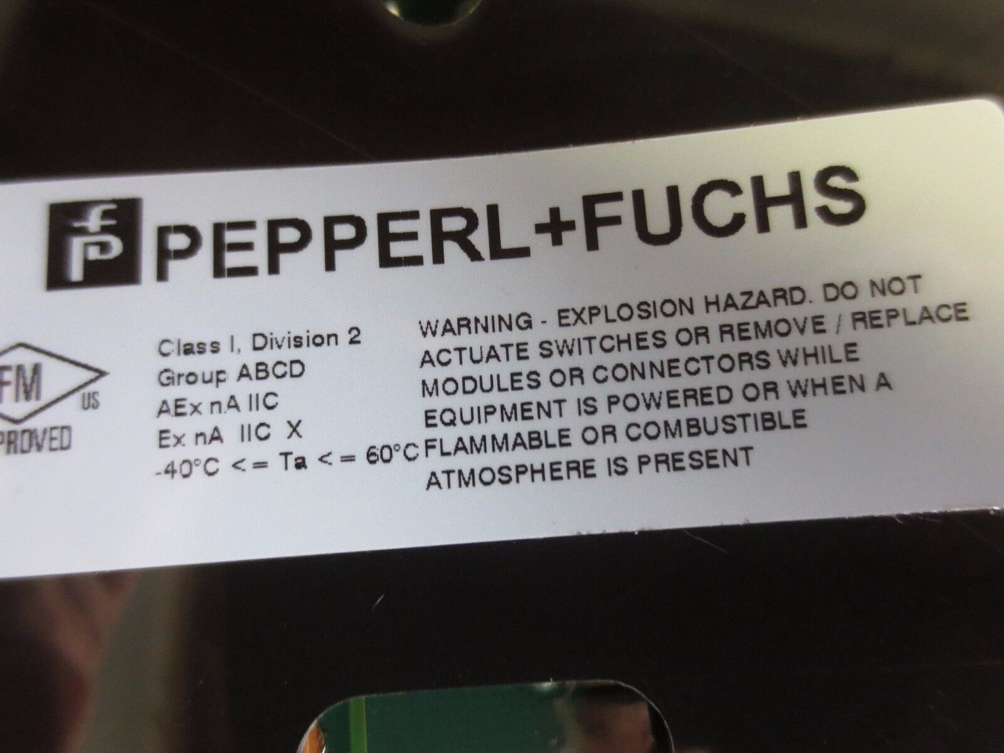 PEPPERL+FUCHS MB-FB-4R.HO.SC - HIGH-DENSITY FIELDBUS POWER HUB, MOTHERBOARD