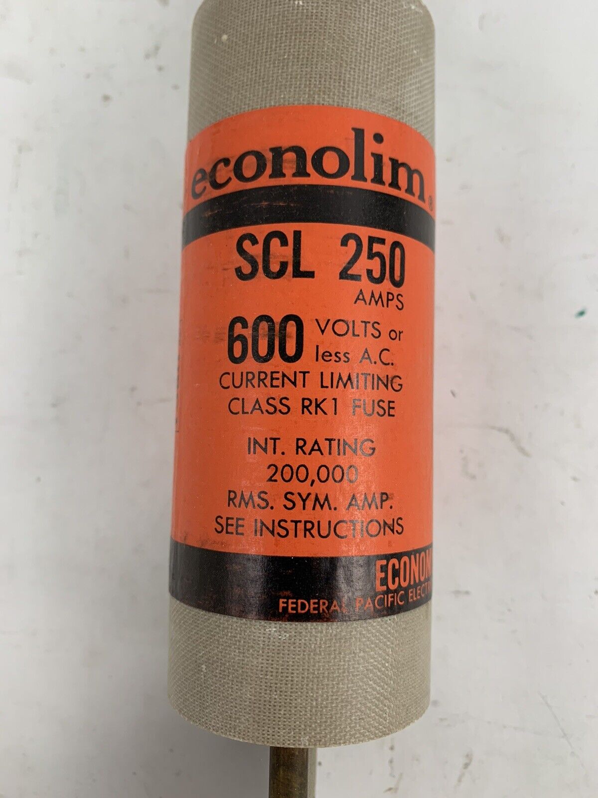 Economy Fuse SCL250 250A 600V Fuse