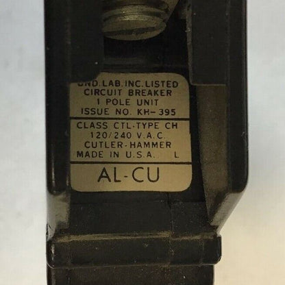 CUTLER HAMMER CH140 CIRCUIT BREAKER 40A 120/240VAC 1POLE CLASS CTL**LOTOF2**