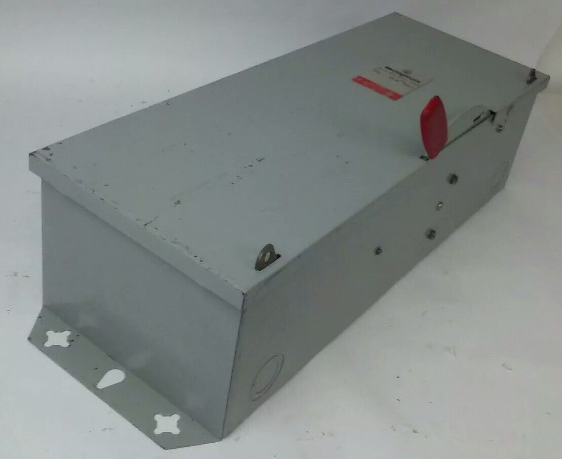 WESTINGHOUSE HUN323 NON FUSIBLE SAFETY SWITCH 100A 240V 3PH 30HP TYPE 1 INDOOR
