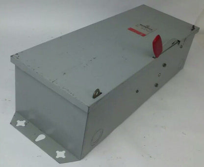WESTINGHOUSE HUN323 NON FUSIBLE SAFETY SWITCH 100A 240V 3PH 30HP TYPE 1 INDOOR