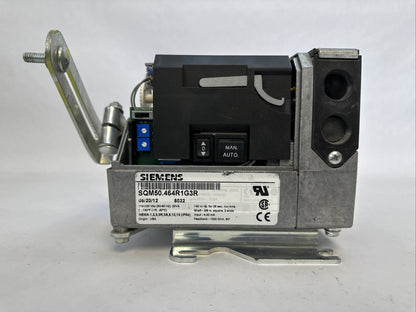 SIEMENS SQM50.464R1G3R PNEUMATIC DAMPER MOTOR 110-120VAC 50/60HZ 20VA