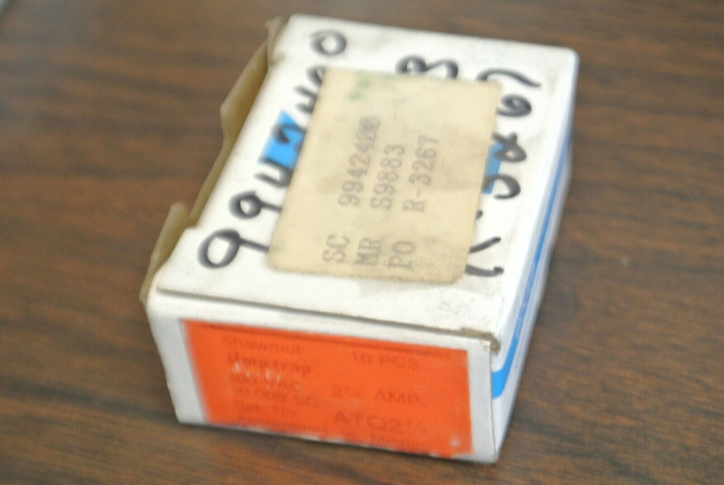 BOX of 10 / GOULD-SHAWMUT ATQ2-1/8 AMP-TRAP® FUSE / 2-1/8A / 500V NEW SURPLUS