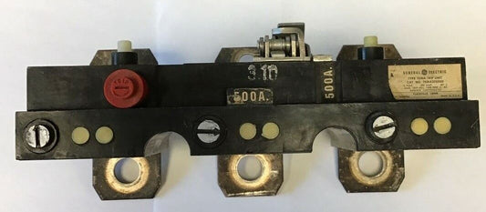 GENERAL ELECTRIC TKMA3T0500 500A 3POLE TRIP-ADJ 1500-5000
