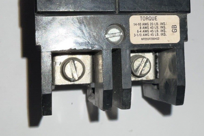 WESTINGHOUSE GB2100 CIRCUIT BREAKER 240VAC 125/250VDC 100A 2POLE