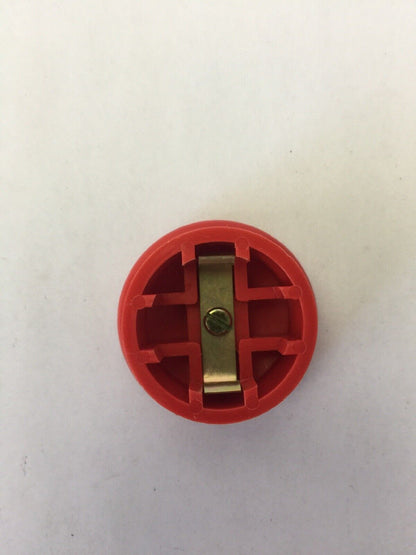 GE CR2940UK402C RED MUSHROOM PUSH BUTTON 1 NO-1 NC CONTACT BLOCK