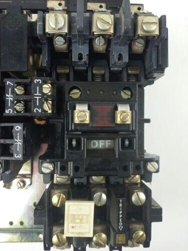 ALLEN BRADLEY 505-AOD, SER. C, REVERSING STARTER, SIZE 0, 600V, 120V COIL, USED