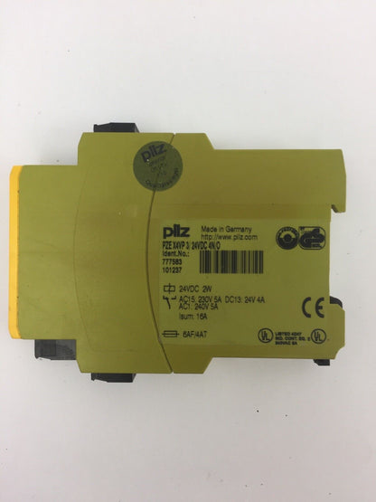 PILZ PZE X4VP 3 24VDC 4N/O SAFETY RELAY