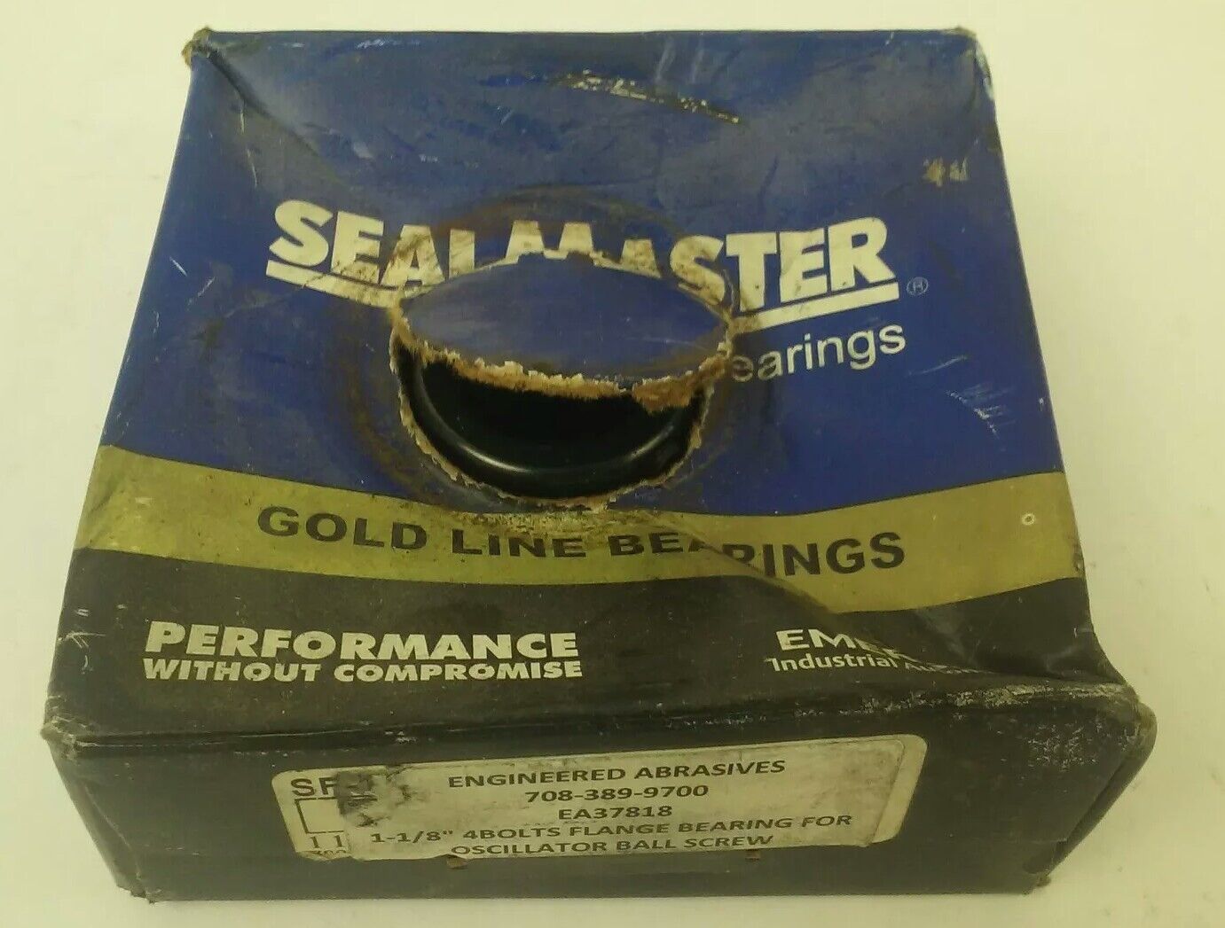 SEALMASTER SF-18 1-1/8'' FLANGE BEARING UNIT, 4BOLTS FLANGE BEARING