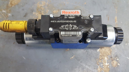 REXROTH HYDRAULIC SOLENOID VALVE 4WE6J62/EG24N9DK25L/62 105033