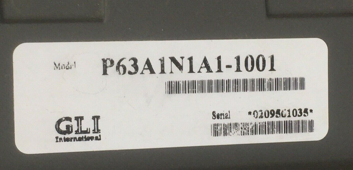 GLI INTERNATIONAL P63A1N1A1-1001 MODEL 63 PH ANALYZER