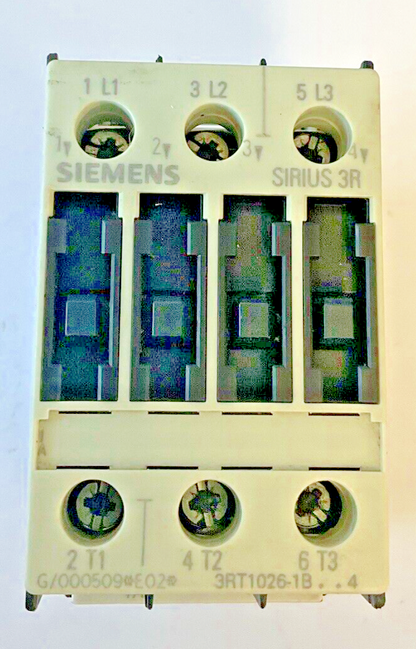 SIEMENS 3RT1026-1B..4 CONTACTOR 24VDC 35A 600V