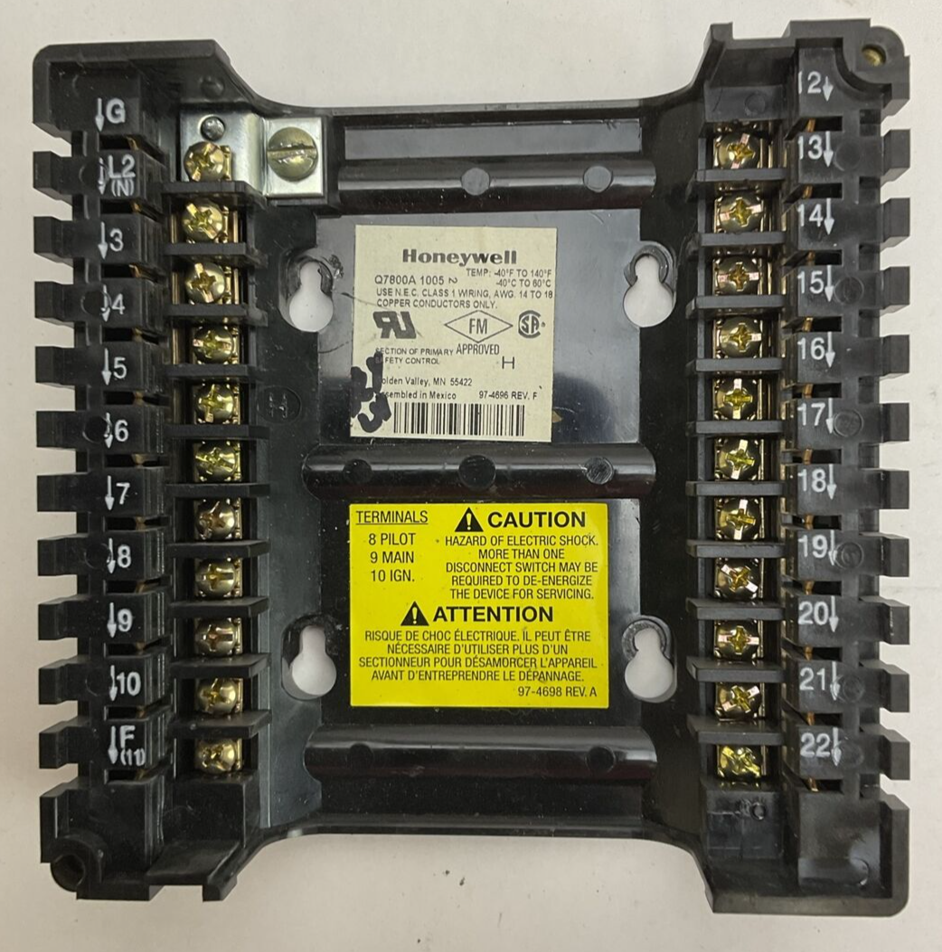 HONEYWELL RM7890 A 1015 BURNER CONTROL REV E R7849 A 1023 ULTRAVIOLET FLAME AMP