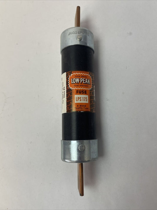 BUSS LPS175 TIME-DELAY LOW-PEAK DUAL-ELEMENT FUSE 175AMP 600V CLASS K5