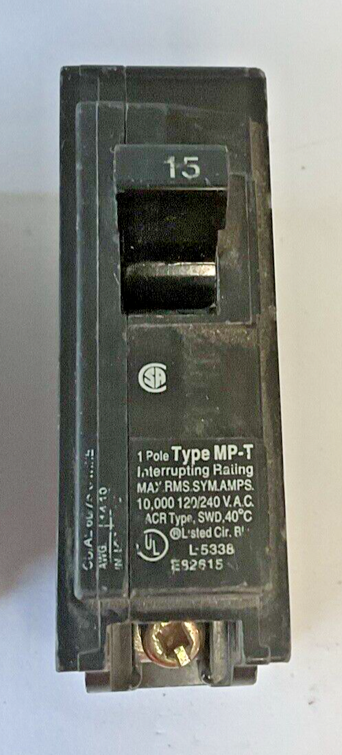 MURRAY MP115(2) WITH MP130(2) CIRCUIT BREAKER 15A & 30A **4 BREAKERS**