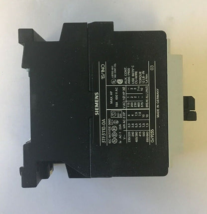 SIEMENS 3TF31 10-0AK6 CONTACTOR  380V