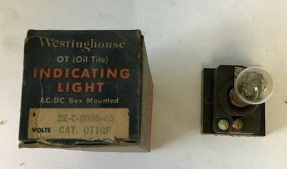 WESTINGHOUSE 22-C-2098-G5 INDICATING LIGHT OT1GF