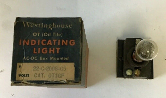 WESTINGHOUSE 22-C-2098-G5 INDICATING LIGHT OT1GF