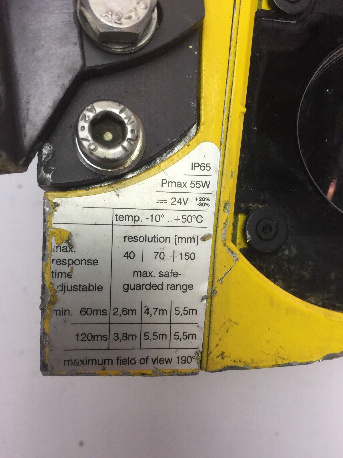 SICK S30A-6011BA SAFETY LASER SCANNER IP65 55W 24VDC  S30A-XXXXBA I/O MODULE