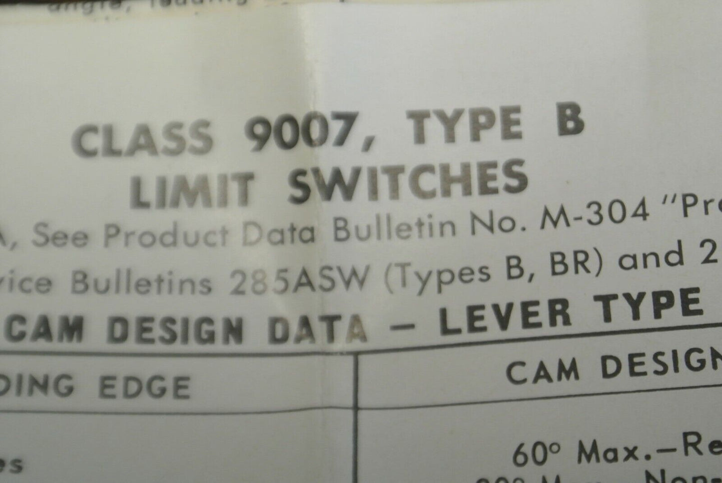 SQUARE D 9007 B53E Ser. B / LIMIT SWITCH / NEW SURPLUS in BOX