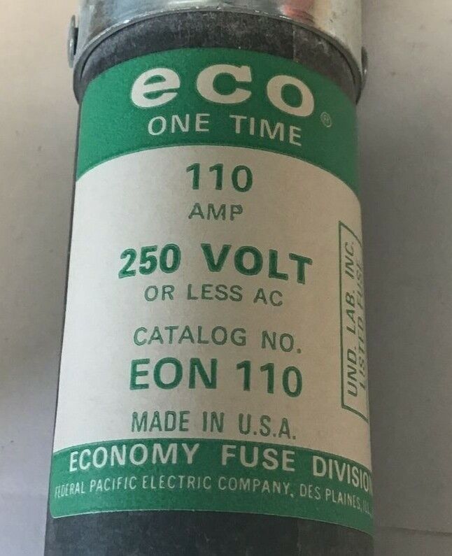 ECONOMY EON 110 FUSE ECO ONE TIME 250V 110A